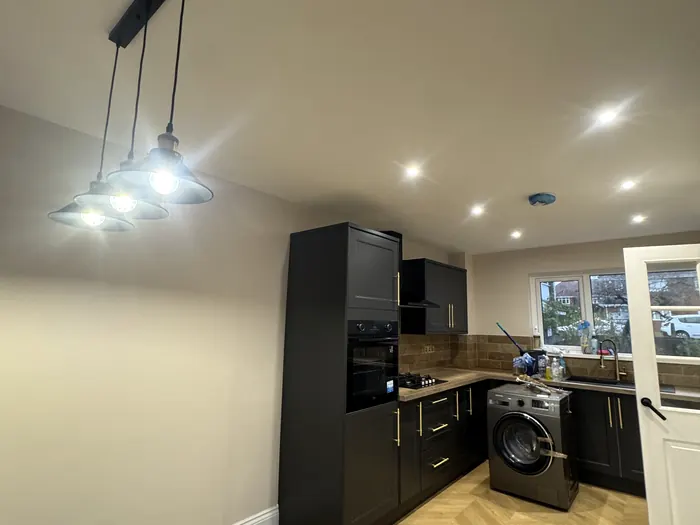 Kitchen pendants by Cann's Electrical, Cardiff